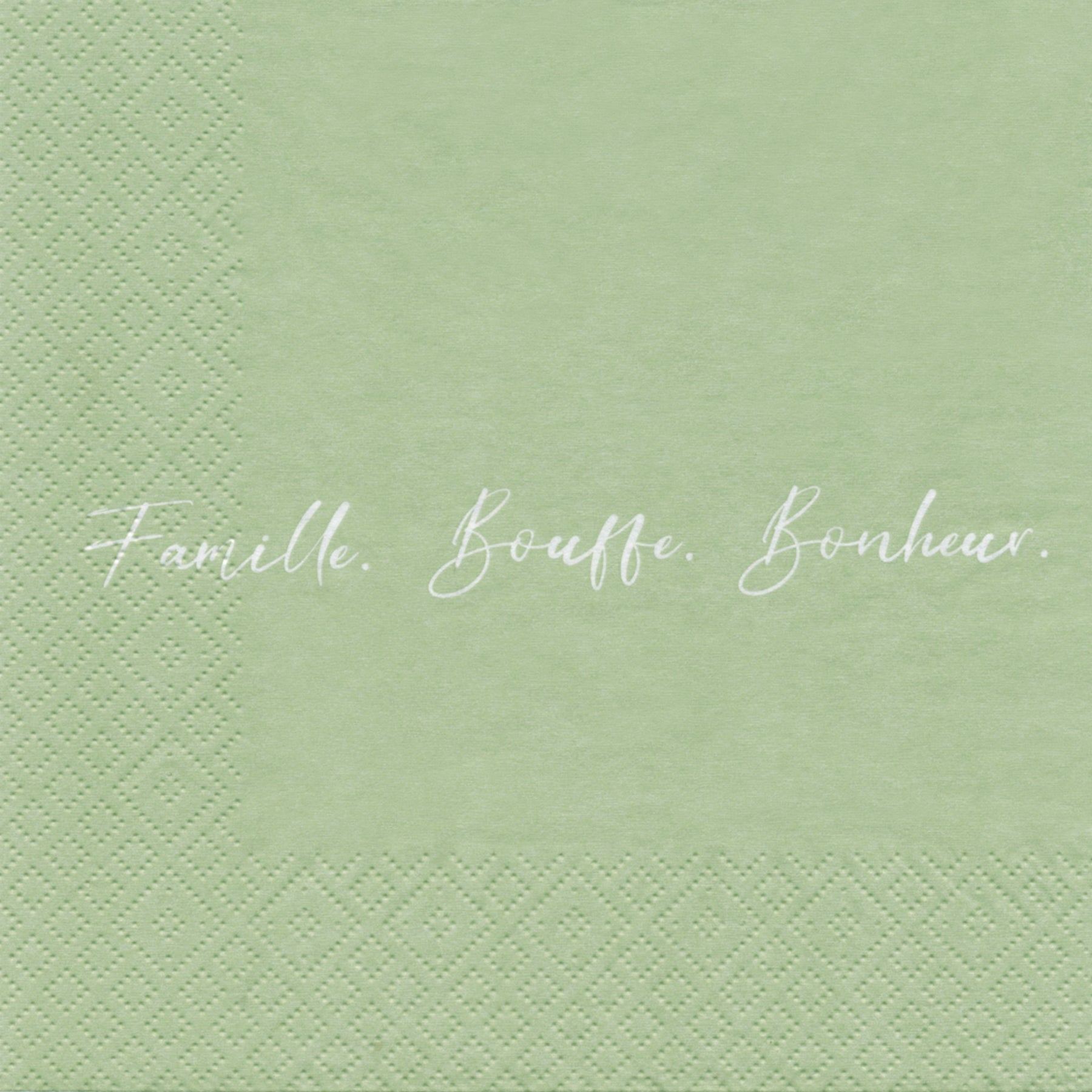 Serviette de table - Famille Bouffe Bonheur