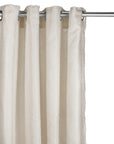 Ivory textured curtain