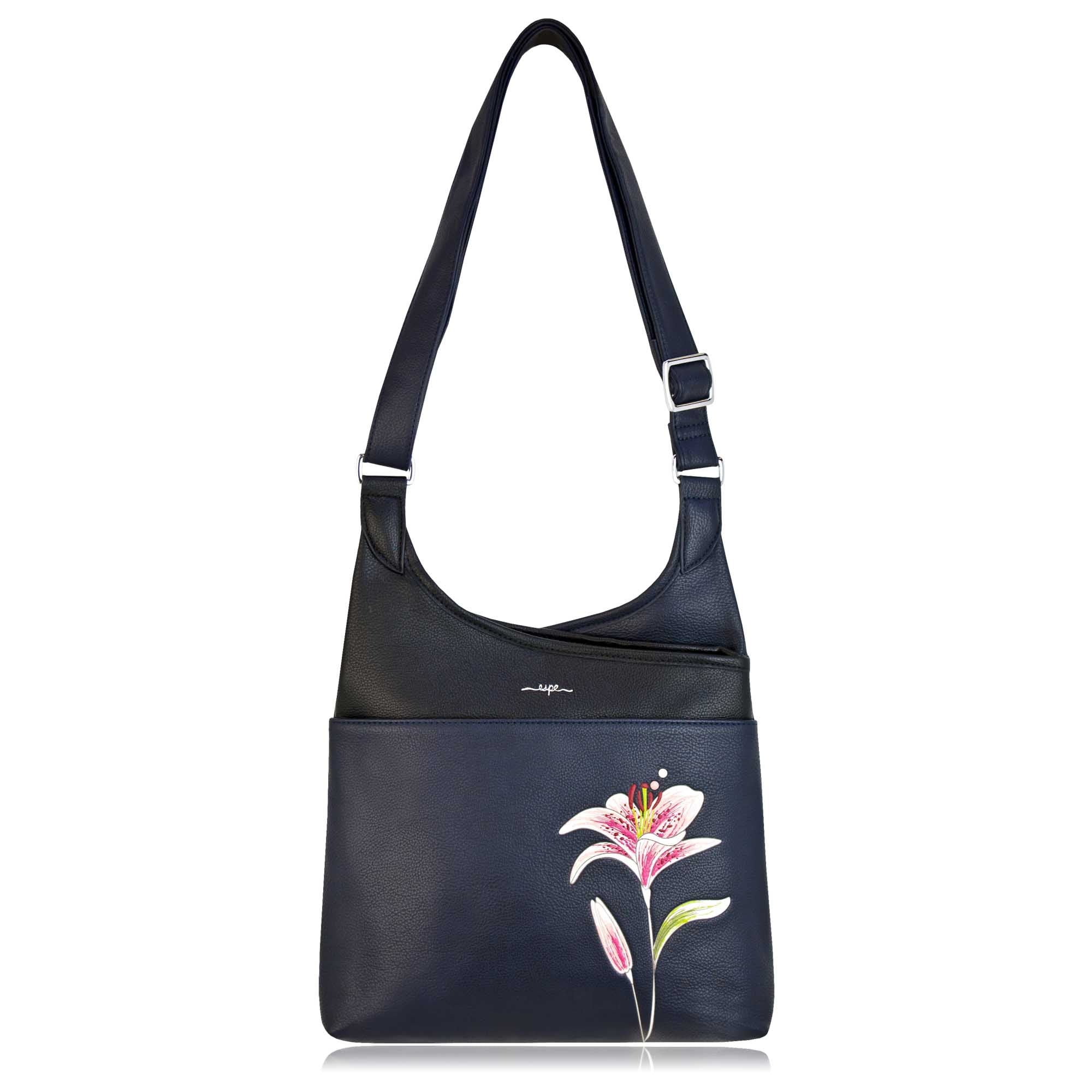 Liliana handbag with flowers - Espe