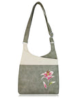 Liliana handbag with flowers - Espe