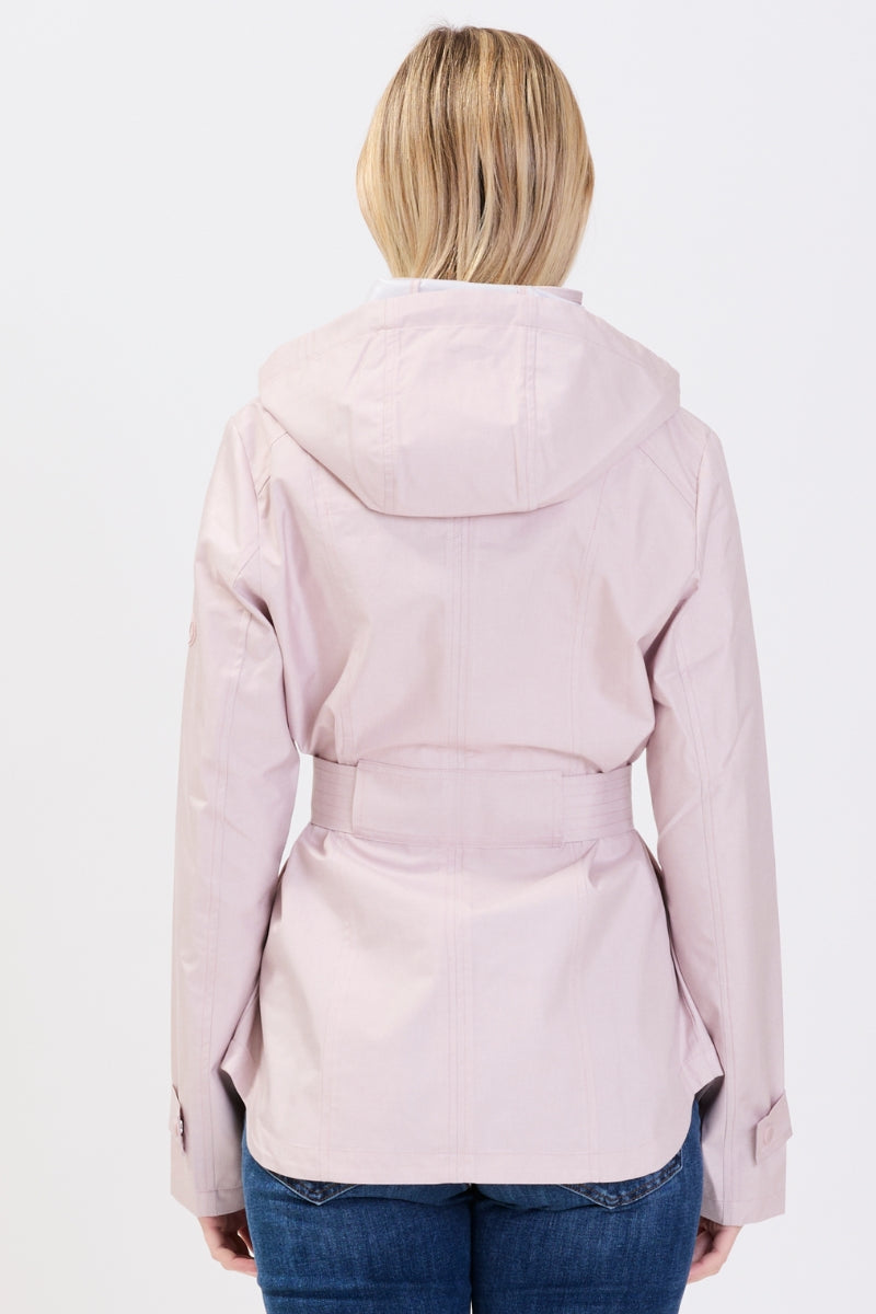 Belted rain coat - Point Zéro