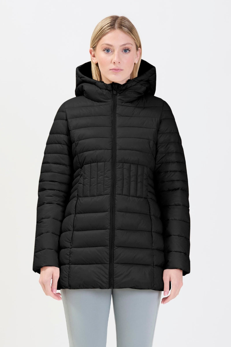 Lightweight 3/4 quilted coat - Point Zéro