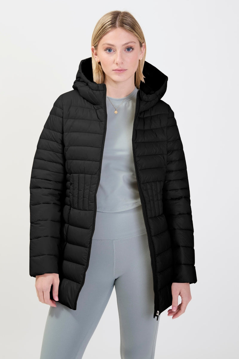 Lightweight 3/4 quilted coat - Point Zéro