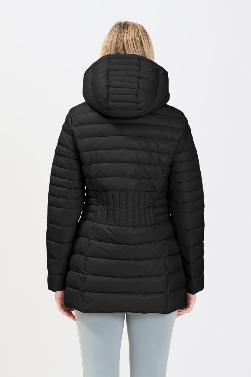 Lightweight 3/4 quilted coat - Point Zéro