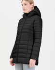 Lightweight 3/4 quilted coat - Point Zéro