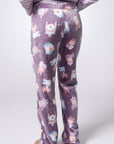 Printed plush pants - Mandarine & Co.