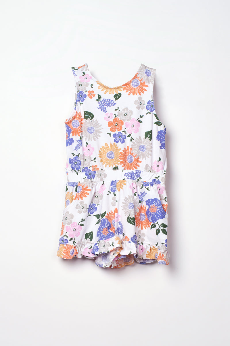 Short floral jumpsuit 