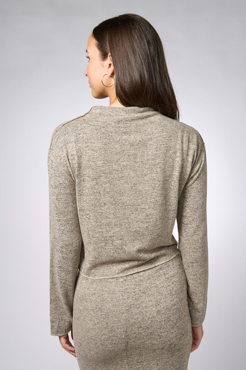 Long sleeves mock neck - Mosaïc