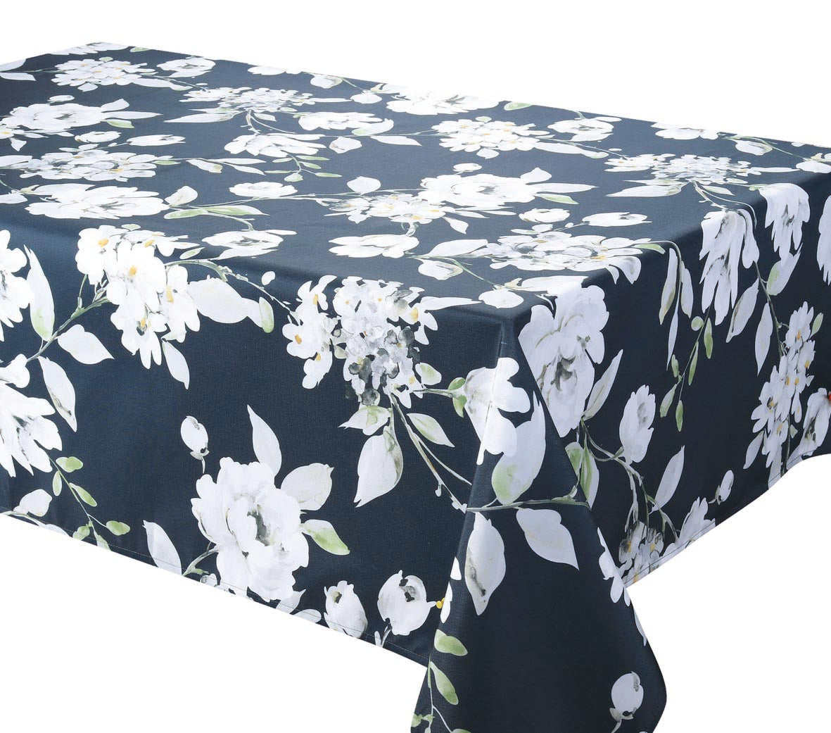 Dahlia tablecloth - black 147 X 198 cm