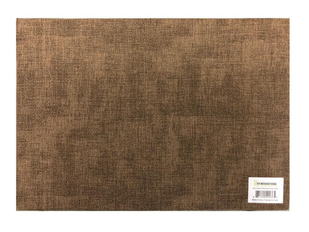 Napperon 30 x 45 cm effet cuir – Chocolat