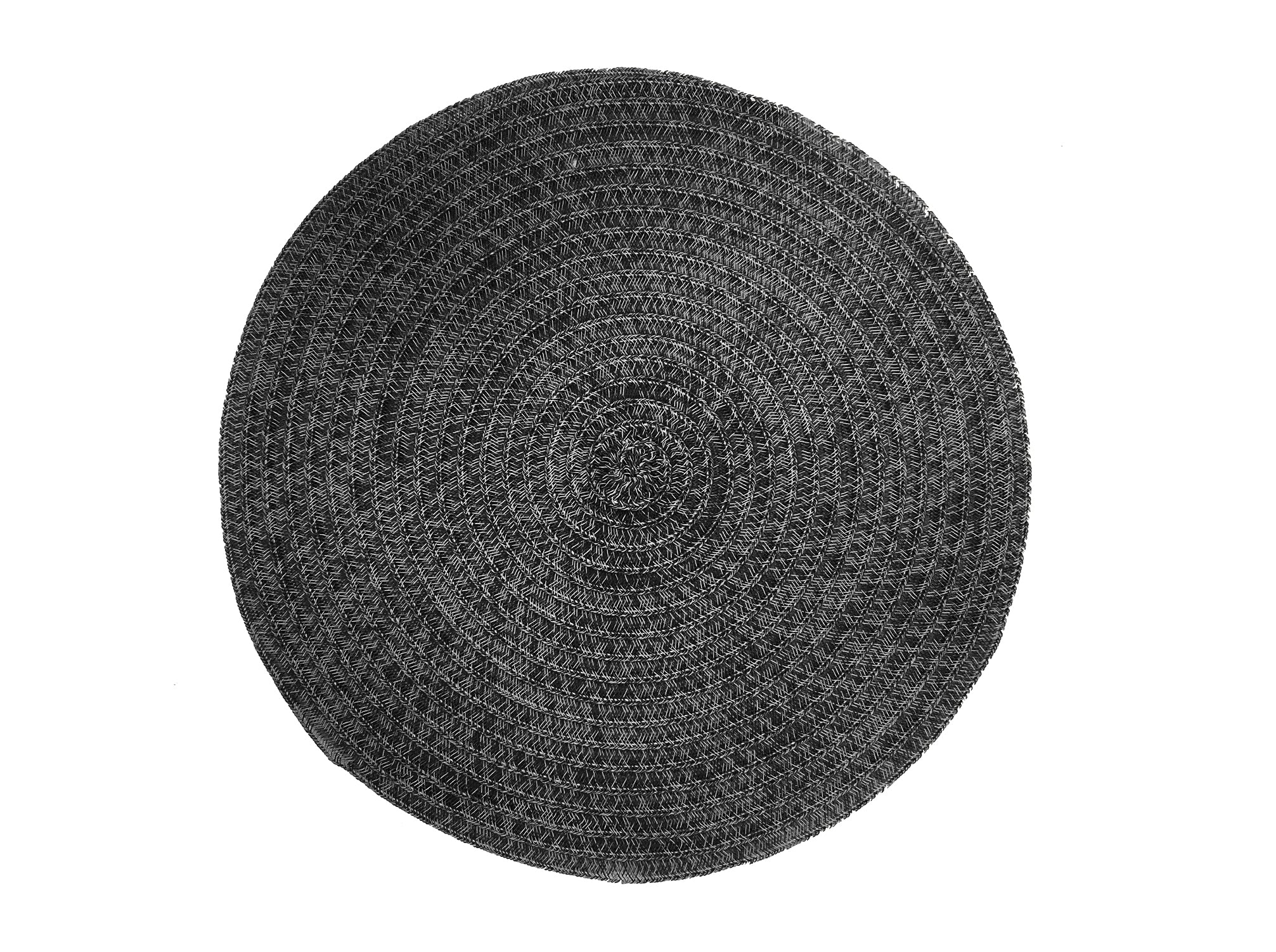 Napperon rond 29 cm textaline - Noir