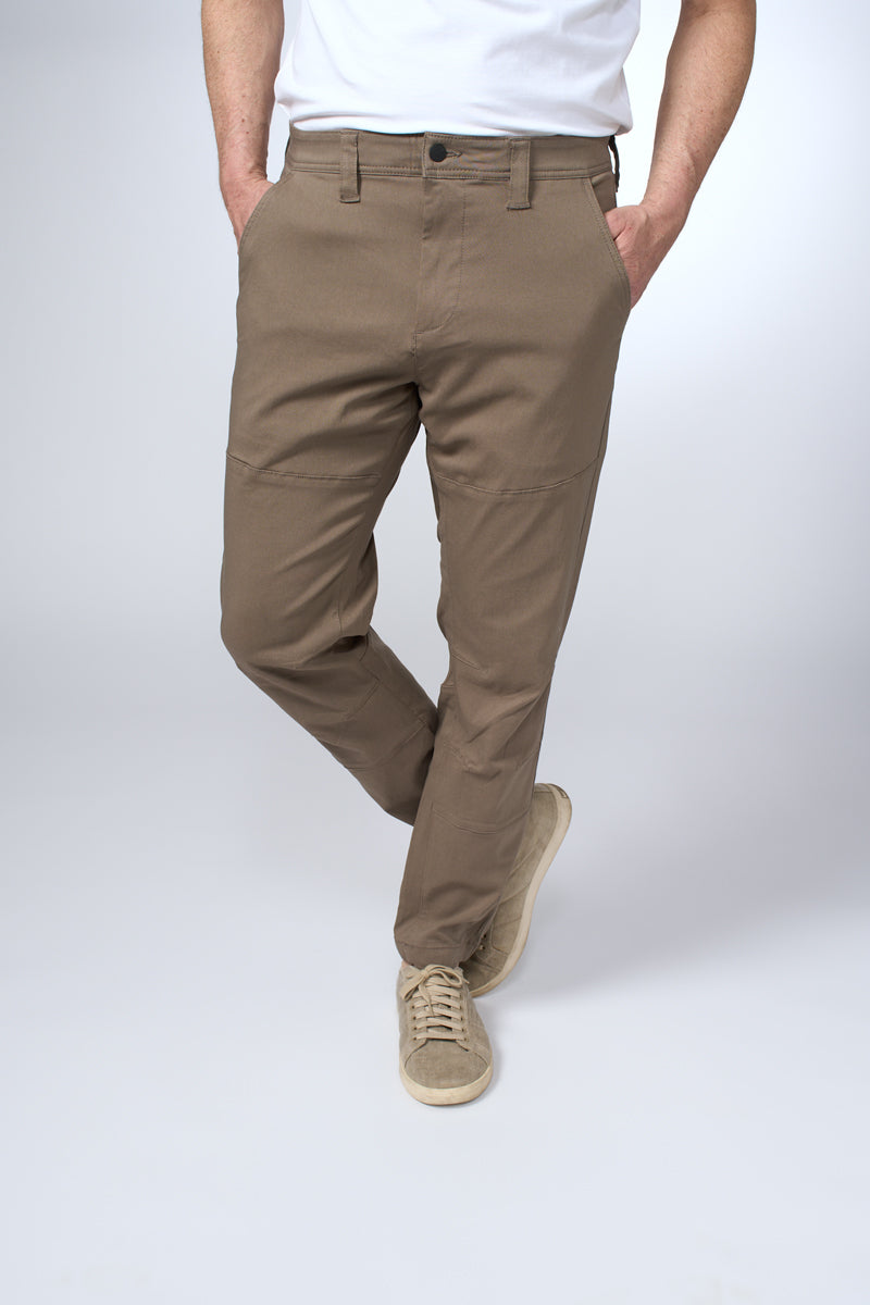 Stretch pants with elastic at the ankle - Projek Raw