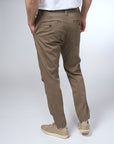 Stretch pants with elastic at the ankle - Projek Raw