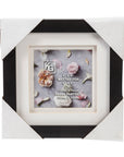 Passepartout photo frame 15 x 15cm / 10 x10 cm - Black