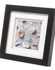 Passepartout photo frame 15 x 15cm / 10 x10 cm - Black