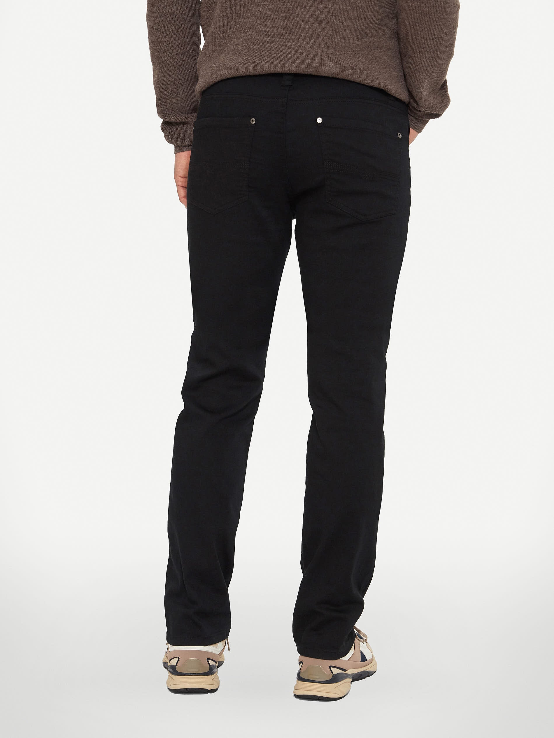 Pantalon extensible à 5 poches noir - LOIS