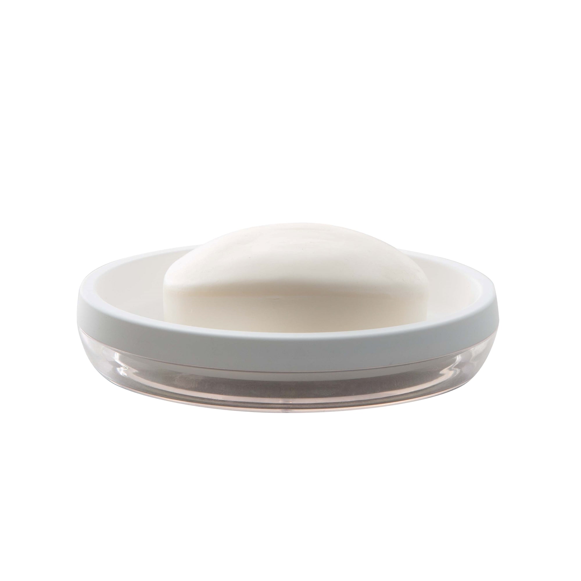 Plastic soap dish - white Oslo collection