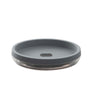 Plastic soap dish - gray Oslo collection