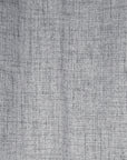 Pale gray linen effect curtain with rings