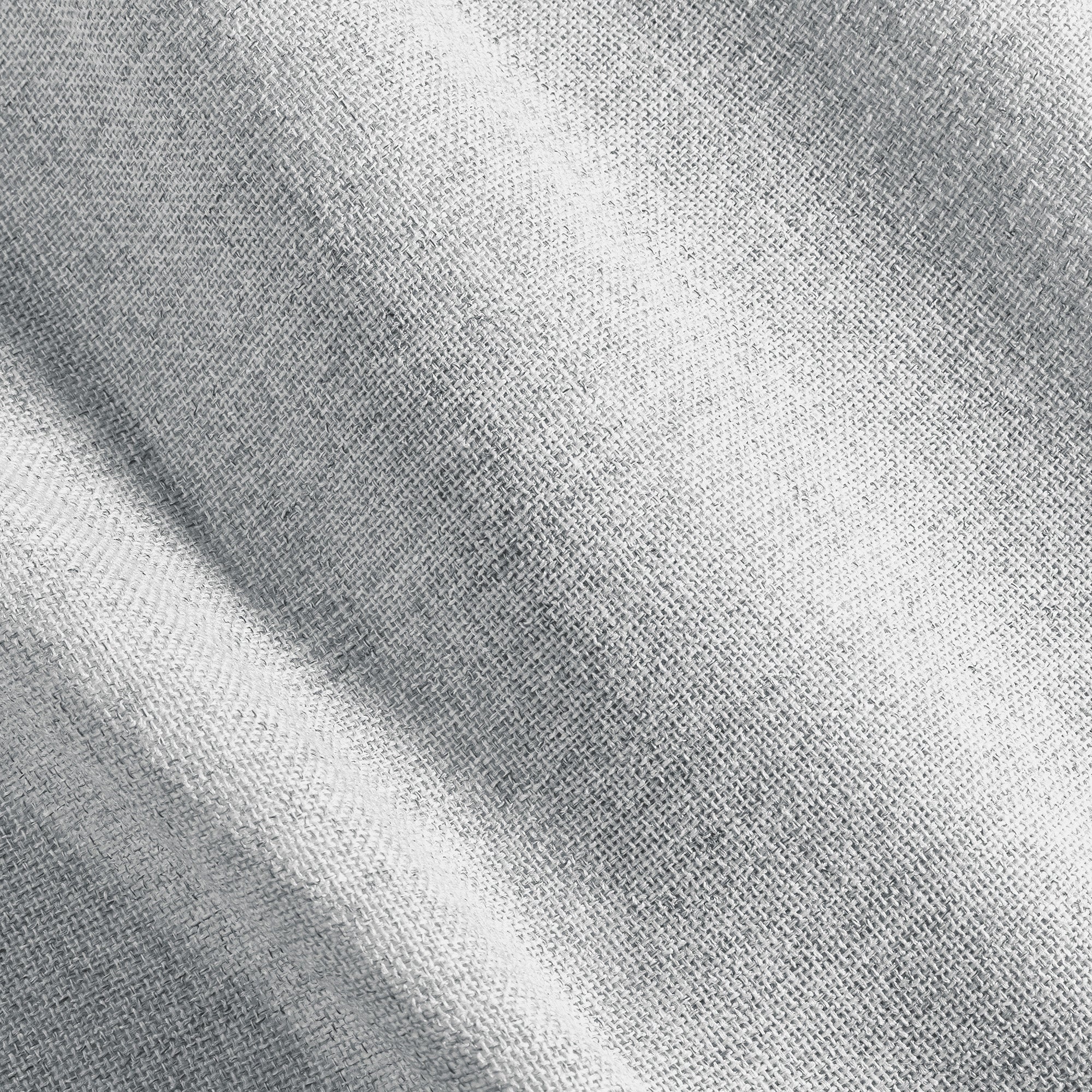 Semi-opaque curtain - Heather gray linen look 137 x 213 cm