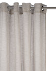 Textured taupe curtain