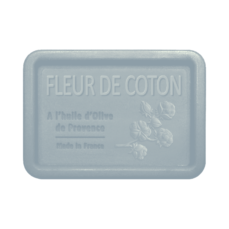 Savon à base d&#39;huile d&#39;olive - Fleur de coton 120g