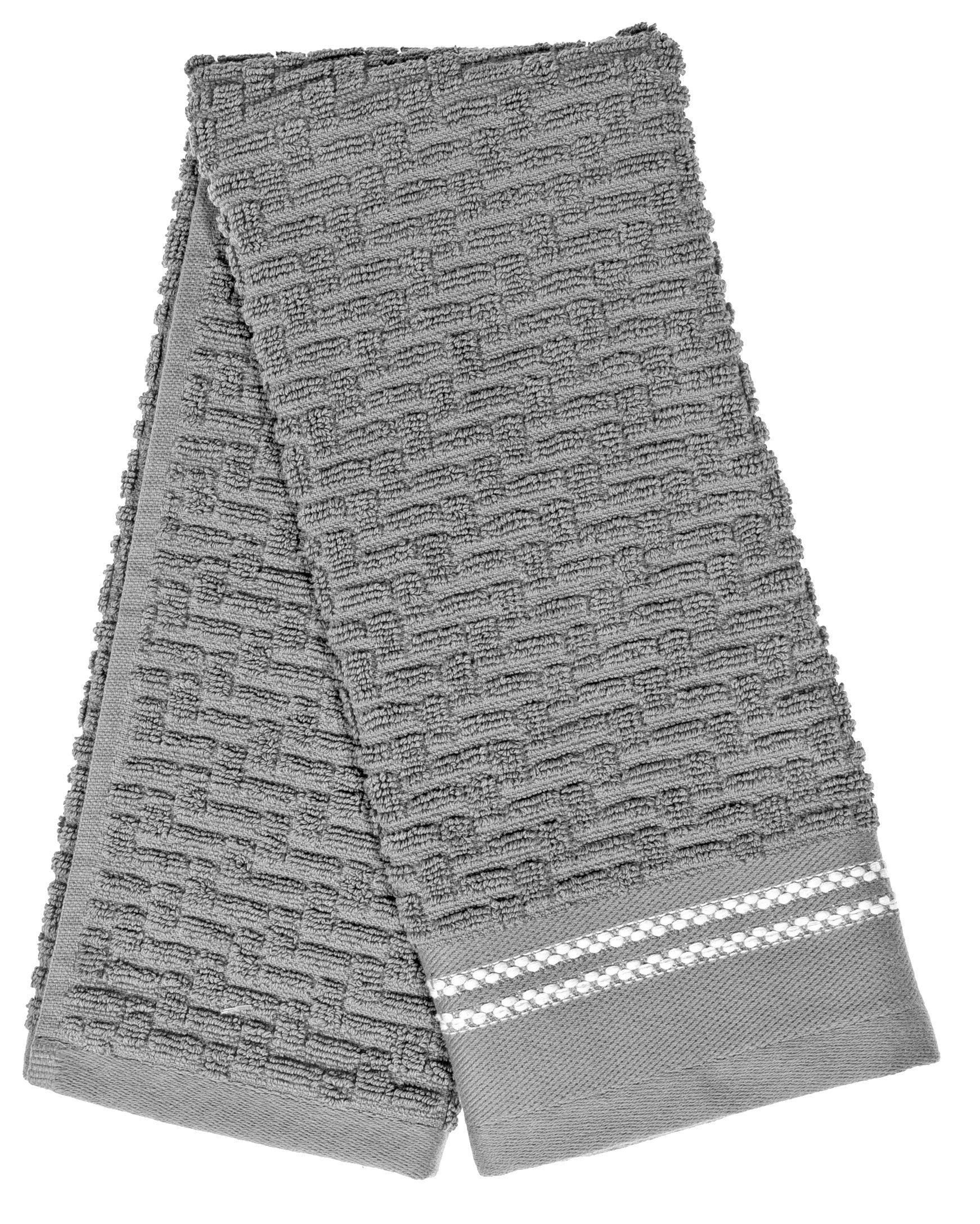 Luxury pale gray hand towel – 40 x 69 cm