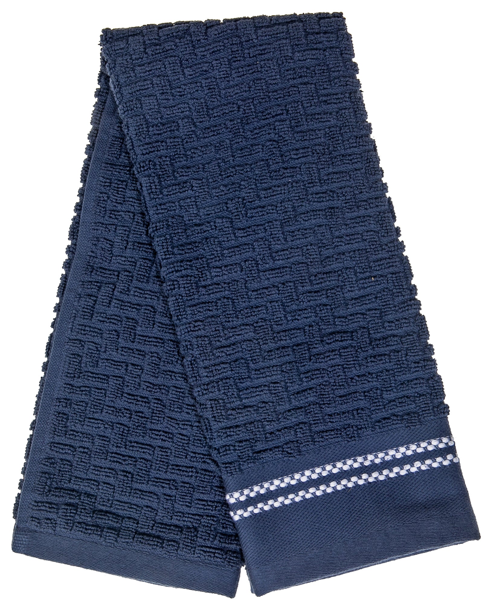 Luxury navy hand towel – 40 x 69 cm