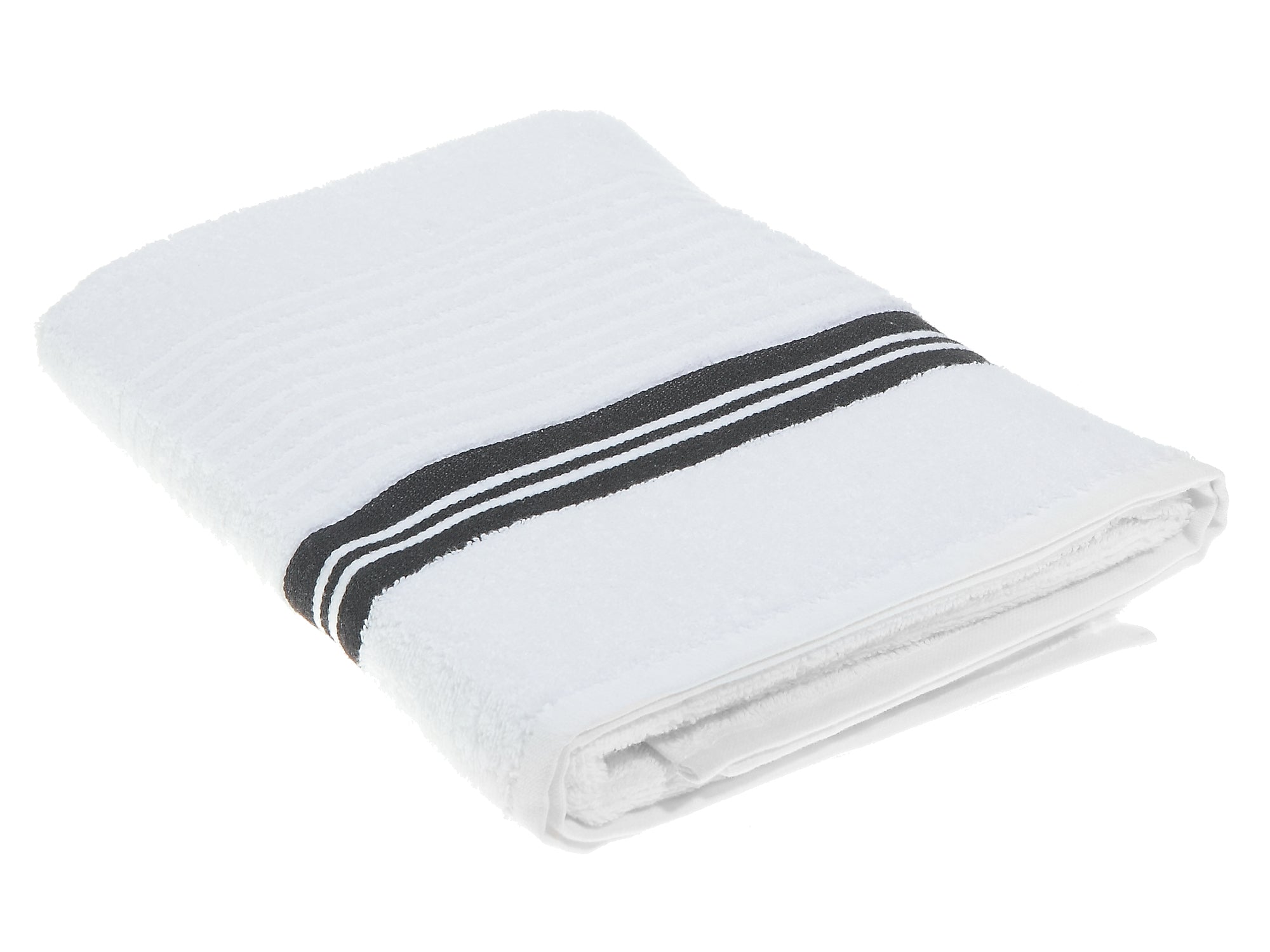 Deluxe white bath towel - 69 x 127 cm