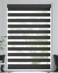 Day and night effect blind - black 56 x 213 cm