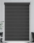 Day and night effect blind - black 56 x 213 cm