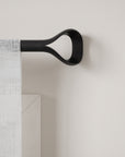 Black Loop curtain rod - Umbra