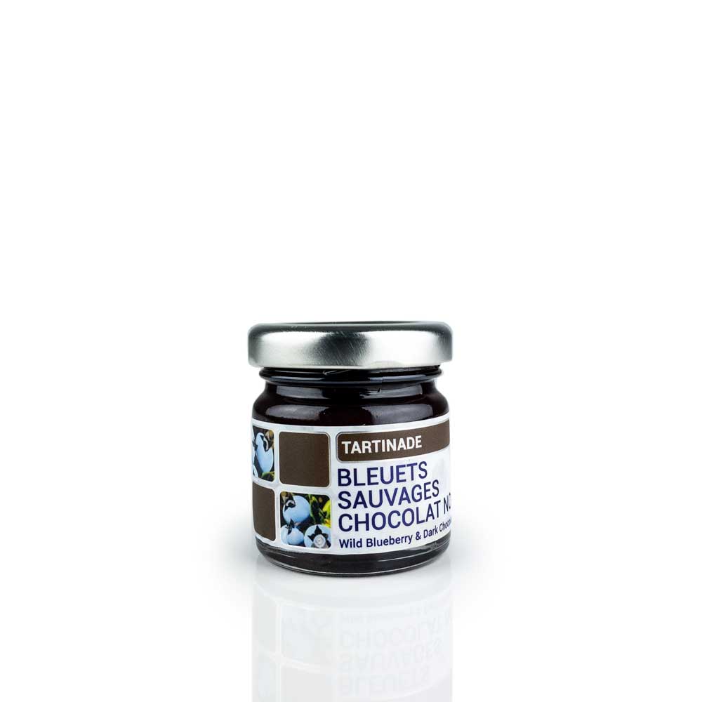 Tartinade de bleuets et chocolat noir  - La Maison du Bleuet